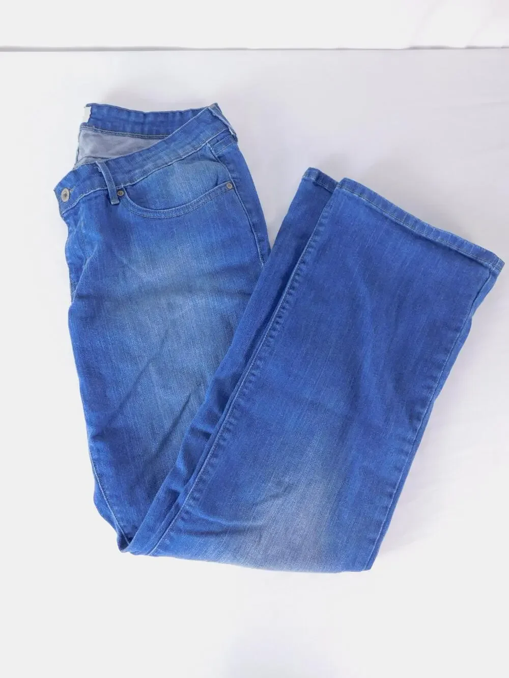 Levi's Bold Curve Boot Jeans Womens 16W Blue Medium Wash Bootcut Stretch Denim